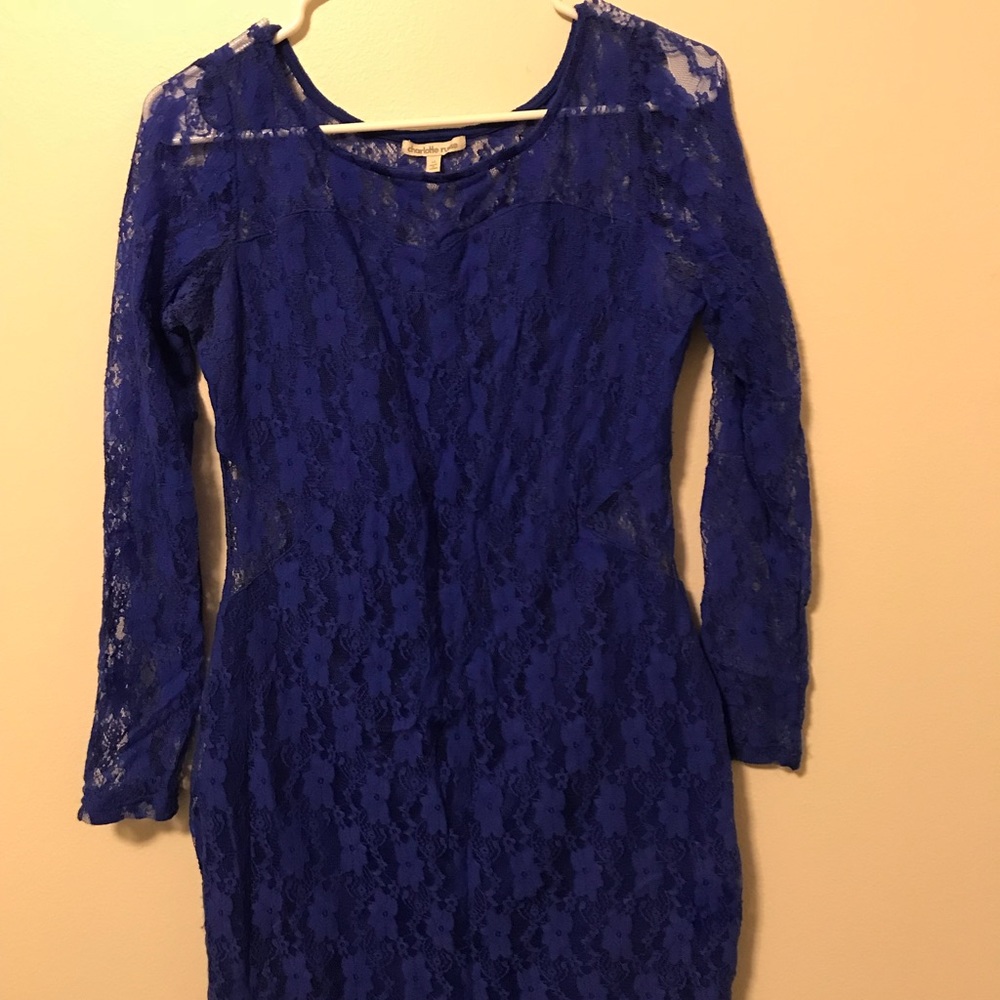 Long sleeve lace dress
